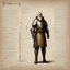 Placeholder: ConceptSheet by Guy Borremans: uccubus cleric with AD&D statistics