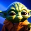 Placeholder: Chibi yoda, pixar 2022, modern Disney style, octane render, realistic, hyper detailed, star wars war background