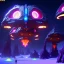 Placeholder: bioluminescent herbivore alien animals on a scifi landscape with bioluminescent insects bioluminsescent plants bioluminescent flovers, 8k resolution, dynamic lighting, ultra hyperdetailed, Unreal Engine 5, ultra colourful, very small details, realistic