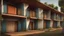 Placeholder: architecture village vernaculaire maisons containers