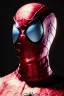 Placeholder: a vibrant ultraclear sideview waist up portrait of the spiderman ,steampunk, ethereal ,dark sorrow