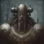 Placeholder: A viking with muscles and blaids, hr giger, scary, steam punk, realistic, made in octane, cinematic, ultra-realistic, extremely detailed octane rendering, 8K, VRAY Super Real ar 2:3, dof photorealistic futuristic 50mm lens hard lighting dark gray tintype photograph, realistic lighting, sepia color