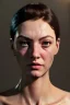 Placeholder: Realistic image, waist up portrait, sexy woman. muppet head remplace woman head, concept art, smooth, unreal engine 5, god lights, ray tracing, RTX, lumen lighting, ultra detail, volumetric lighting, 3d, finely drawn, high definition, 4k.