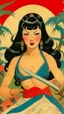 Placeholder: Betty page art from japanese style 1900 movie