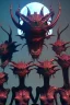 Placeholder: Demonic aliens, 8k, finely detailed