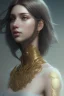 Placeholder: girl, cute, beautiful, makeup, dark skin, casual clothes, head and shoulders portrait, 8k resolution concept art portrait by Greg Rutkowski, Artgerm, WLOP, Alphonse Mucha dynamic lighting hyperdetailed intricately detailed Splash art trending on Artstation triadic colors