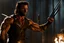 Placeholder: Still frame of Jared Keeso as Marvel's Wolverine in a new movie. His claws are extended and he is wearing his orange and brown costume.