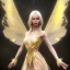 Placeholder: beautiful fairy very etheric, nice smiling, long blond hair, magic glamour pink make up, delicate colors, complete vision of very transparent golden and big wings, beautiful glamour transparent golden dress, ultra sharp focus, 8k, unreal engine 5, extremely sharp detail, light effect, soft light atmosphere, smooth, full of details, face in front, complete vision of face and hair and of the body