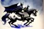 Placeholder: Batman is riding a unicorn Watercolour