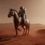 Placeholder: Riding horse astronaut mars unreal engine 5, octan render