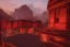 Placeholder: Incan architecture, city, red glow, atmospheric, realistic, unreal engine, cinematic lighting, octane render.