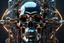 Placeholder: skull with Body parts mechanism in 8k realistic cgi drawing style, close picture, neon, intricate details, highly detailed, high details, detailed portrait, masterpiece,ultra detailed, ultra quality