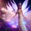 Placeholder: beautiful fairy in a galactic ambiance, transparent wings, delicate colors, finely tuned detail, ultra high definition, 8 k, unreal engine 5, ultra sharp focus