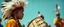 Placeholder: maga hat boy facing the native american drummer like in the press