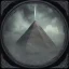 Placeholder: a huge old mountain with wide fields and a pyramid, scary, steam punk, realistic, made in octane, cinematic, ultra-realistic, extremely detailed octane rendering, 8K, VRAY Super Real ar 2:3, dof photorealistic futuristic 50mm lens hard lighting dark gray tintype photograph, realistic lighting, sepia color