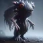 Placeholder: Cute fluid ink creature, big black eyes, unreal engine 5, 8k resolution, photorealistic, ultra detailed, by greg rutowski