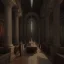 Placeholder: on old church interior full with people, scary, steam punk, realistic, made in octane, cinematic, ultra-realistic, extremely detailed octane rendering, 8K, VRAY Super Real ar 2:3, dof photorealistic futuristic 50mm lens hard lighting dark gray tintype photograph, realistic lighting, sepia color