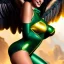 Placeholder: ultra detailed fullbody portrait of beautiful booty busty Hawkgirl, wearing skintight costume, extremely detailed digital painting, intrincate, extremely detailed smiling face,crystal clear Big Green eyes, in the style of adam hughes , mystical colors , perfectly centered image, perfect composition, rim light, beautiful lighting,8k, stunning scene, raytracing