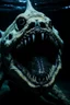 Placeholder: Moth / shark hybrid in a body horror movie