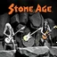 Placeholder: A rock band in the Stone Age.