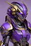 Placeholder: Sci-Fi, Humanoid Combat Robot Purple and Golden, Space, Magic