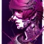 Placeholder: beautiful punk girl, hyper detailed, intricately detailed, illustration by <kilian eng> <Yoji Shinkawa>, purple tones,