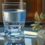 Placeholder: a glass of water, painting.