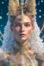 Placeholder: A portrait of a crystalline fairy, smile, mythical,fantasy , magnificent, majestic, highly intricate, Realistic photography, incredibly detailed, ultra high resolution, 8k, complex 3d render, cinema 4d