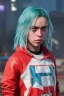 Placeholder: Billie Eilish, cyberpunk2077, booty, photorealistic