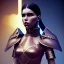 Placeholder: Mystery dua lipa, knight costume, Ambiance dramatique, dramatic lighting, volumetric lighting, concert background, hyperrealisme, 8k, high quality, lot of details, fit within portrait