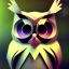 Placeholder: Owl, forest, bokeh, sparkle, depth of field,