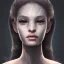 Placeholder: sango fantasy, fantasy magic, intricate, sharp focus, illustration, highly detailed, digital painting, concept art, matte, masterpiece head sexy front view latina alien beauty space lady silver carp skin one head African space night