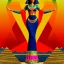 Placeholder: fullbody Drawing of 'beautiful,skinny, tall, busty cleopatra ',egypt,palace, intricate detail,andrea bonelli,Kilian Eng,Ohrai,evan lee,Aleksandr Sidelnikov,KyuYong Eom,three quarters frontal aerial view,toned colors,16k