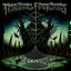 Placeholder: Abstract surreal horror, heavy metal album cover by title "CRADLE OF FILTH", maggotropolis hypocrisy, by Ray Johnson and Bosch