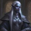Placeholder: Drow portrait art by Donato Giancola and Bayard Wu, digital art, trending on artstation