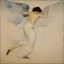 Placeholder: [art by James Abbott Whistler] Jacob wrestling with angel