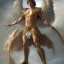 Placeholder: A warren angel with wings and muscles