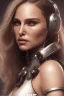 Placeholder: a Photorealistic dramatic hyperrealistic natalie portman cyberpunk paint ,Crystal black eyes, elegant,Artgerm, Beautiful dynamic,shadows,Artstation,concept design art,Octane render, golden