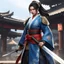 Placeholder: The guardian stands tall, Kimono turned combat gear, Beauty wields power. Her strength emanates, Ancient grace meets modern might, Katana gleams bright. Skillful hands at work, Firearm and blade in balance, Enforcer's resolve.