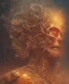 Placeholder: neural network. oil on canvas, beksinski, poster