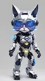 Placeholder: (robotic cat humanoid form inspired batman,logo on tie , batman armour full body ,: 1.3), ((blind box toy style:1.3)), (full body shot), a cute transparent robot cat, Transparent Mech, Exquisite Helmet cat :1.2, Glasses:1.2, Cyberpunk, dreamy glow , bright neon lights, clean, white background, (global illumination, ray traching, HDR, unrealistic render, reasonable design, high detail, master part, best quality, hyper HD, cinematic lighting)