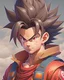 Placeholder: a Saiyan Mario, anime