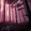 Placeholder: spooky forest, 4k, 8k, highly detailed, cinematic, ultra photorealistic, volumetric lighting, sharp details, mist, trees, depth of field, sun shafts, sunset, wide view