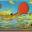 Placeholder: from krazy kat and ignatz mouse by herriman psychedelic landscape