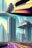 Placeholder: Modern futuristic Mumbai marine drive in 2200
