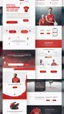 Placeholder: Design a user-friendly and visually appealing landing page for a sport website, prioritizing an intuitive user experience, red colors