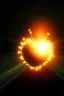 Placeholder: Love in the space ,3d,sun