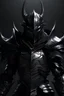 Placeholder: dark fantasy knight with black armor vampire