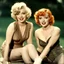 Placeholder: Clara bow and marilyn monroe
