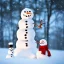 Placeholder: a snowman eating a baby, trending on artstation, 4 k, tyndall effect, snow day, cinematic, ultra wide angle, hyper realistic, serene, early morning, photorealistic, photography, directed by wes anderson